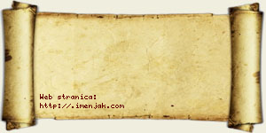 Danica Nenadović vizit kartica